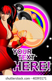  Template flyer for party