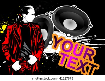  Template flyer for party