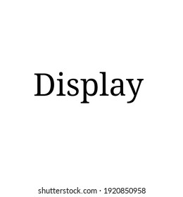 Template Font keyword illustration for background vector.