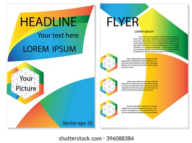 A template is a form, mold, or pattern used as a guide to making something such as cover layout or booklet.