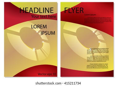 A template is a form, mold, or pattern used as a guide to making something such as cover layout or booklet.