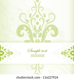 Template frame. Abstract background. Vector illustration