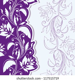 Template frame. Abstract background. Vector illustration
