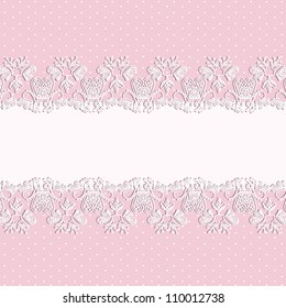 Template frame design for card