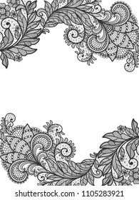 Template frame  design for card.