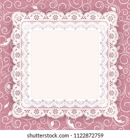 Template frame  design for card.