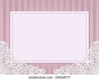 Template frame  design for card. 