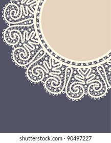 Template frame design for card