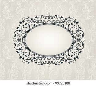 Template frame  design for card