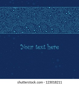 Template frame design for card. Can be used for packaging, Valentines Day decoration.