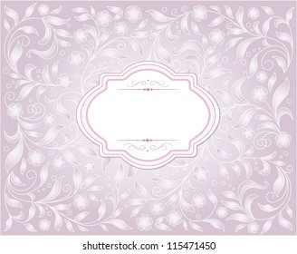 Template  frame  design for greeting card