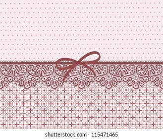 Template frame design for greeting card