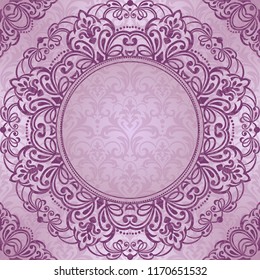 Template frame design for greeting card, vector Illustration