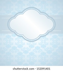 Template frame design for greeting card , background ,backdrop
