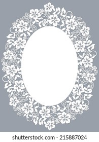 Template  frame design for greeting card