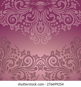 Template frame design for greeting card, vector Illustration