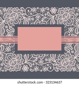 Template frame  design for greeting card