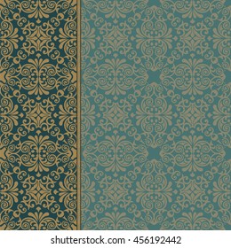 Template frame design for greeting card, vector Illustration