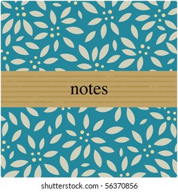 Template frame design for greeting card