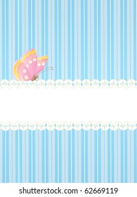 Template frame design for greeting card