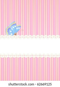 Template frame design for greeting card