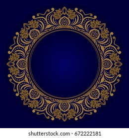 Template frame design for greeting card, vector Illustration
