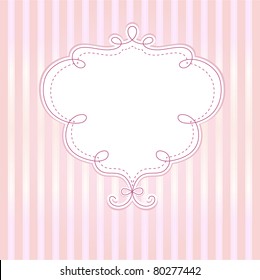 Diseño de marco de plantilla para tarjeta de felicitación