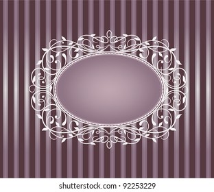 Template frame  design for greeting card