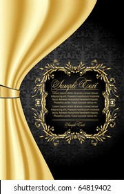 template frame design for Greetings Card