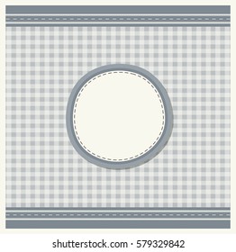 Template frame for design. Vector illustration in vintage style