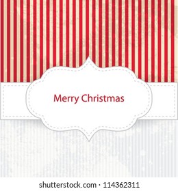 Template frame design for xmas card