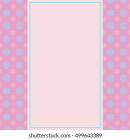 Template frame design for xmas card. 