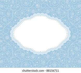 Template frame design for xmas card