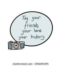 Template, frame, Perfect for your story in social media. Enjoy design