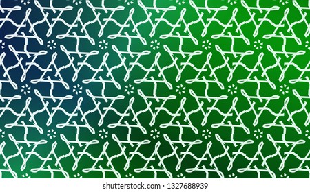 Template With Geometric Pattern. Vector Illustration. Triangles Style. Colorful Gradient Background.