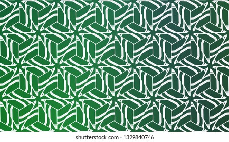 Template With Geometric Pattern. Vector Illustration. Triangles Style. Colorful Gradient Background.