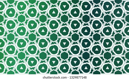 Template With Geometric Pattern. Vector Illustration. Triangles Style. Colorful Gradient Background.