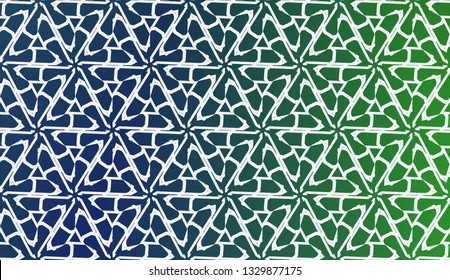 Template With Geometric Pattern. Vector Illustration. Triangles Style. Colorful Gradient Background.