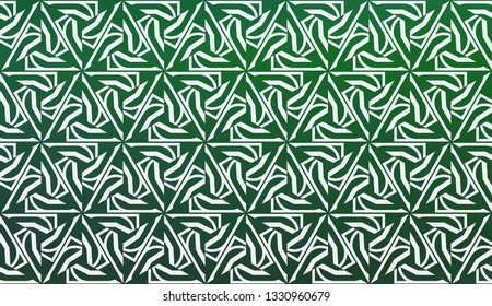 Template With Geometric Pattern. Vector Illustration. Triangles Style. Colorful Gradient Background.