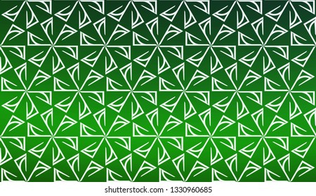 Template With Geometric Pattern. Vector Illustration. Triangles Style. Colorful Gradient Background.