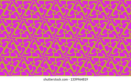 Template with geometric pattern. Vector Seamless illustration. Triangles style
