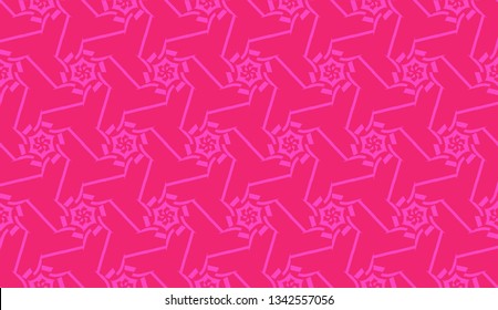 Template with geometric pattern. Vector Seamless illustration. Triangles style