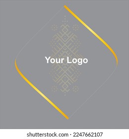 template for graduation plaque or award vector