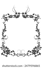 template for gram pattern elements of weaving plants hops. stock vector image