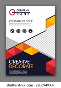 Diseño gráfico de plantilla para decorar