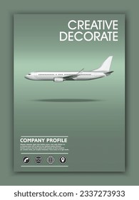 Template graphic design for decorate