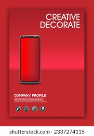 Template graphic design for decorate