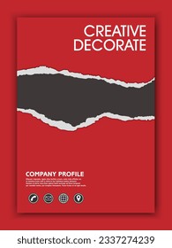 Template graphic design for decorate