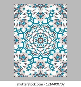 Template for greeting and business cards, brochures, covers. Oriental pattern. Mandala. Wedding invitation, save the date, RSVP. Arabic, Islamic, moroccan, asian, indian, african motifs.