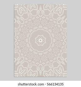 Template For Greeting And Business Cards, Brochures, Covers With Floral Motifs. Oriental Lace Pattern. Mandala. Wedding Invitation, Save The Date,RSVP. Arabic, Islamic, Asian, Indian, African Motifs.